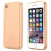 iPhone 7 4.7 - IPX-6 Water Resistant TPU Soft Ultra Slim Thin Light Shockproof Dust/Snow Proof Case Cover Support Touch ID Function - Clear Gold